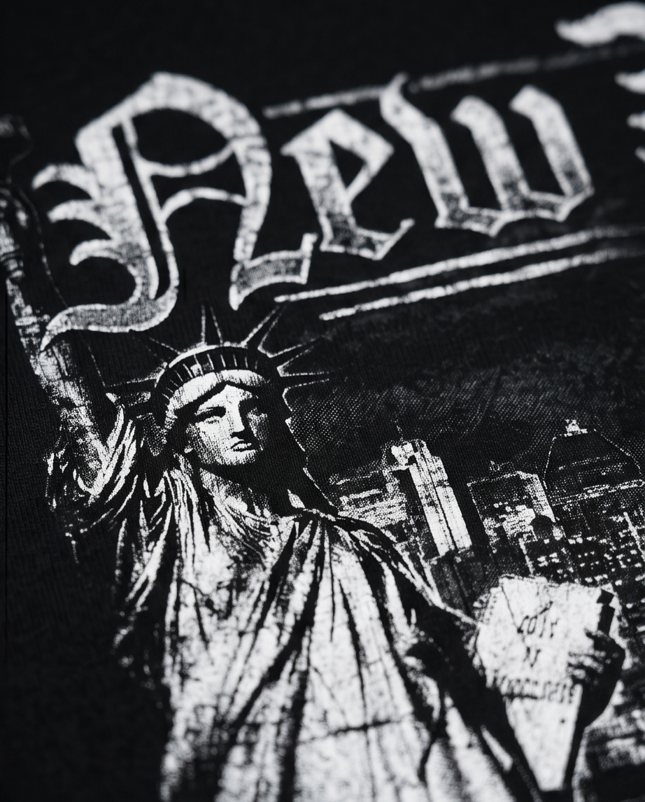 Harley Davidson Of NYC One Proud American Men's Dealer T-shirt RkStratman