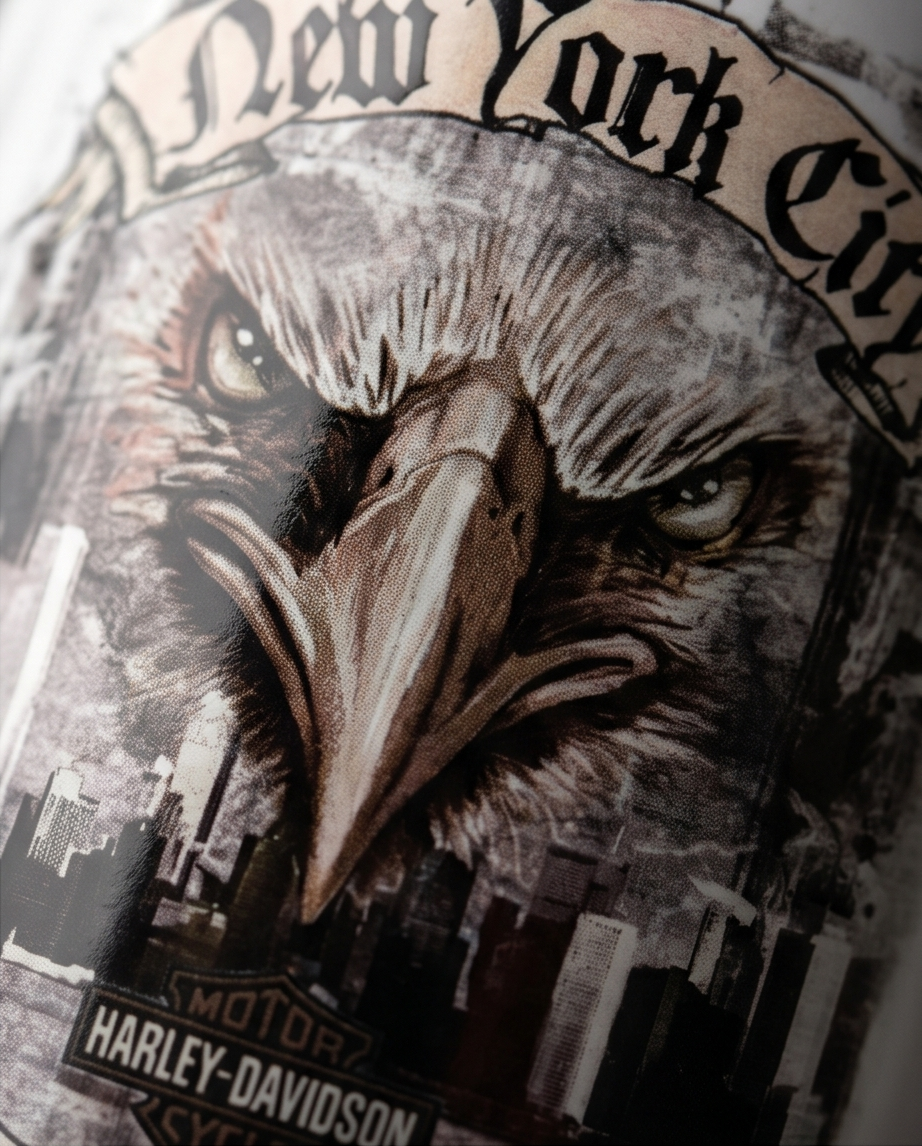 Harley Davidson Of NYC Dealer Skyline Affliction coffee mug Ace