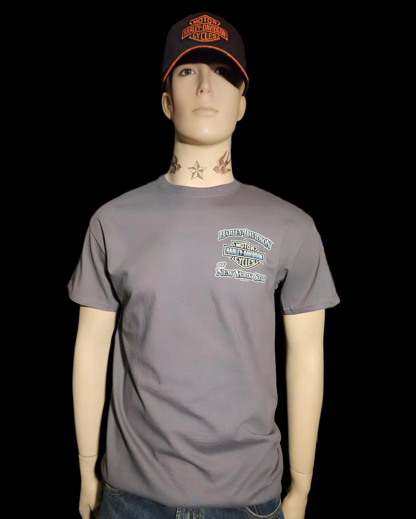 Harley Davidson Of NYC Men's Short Sleeve Dealer Brooklyn Bridge T-shirt - Harley Davidson Of Nyc