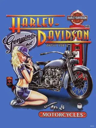 Harley Davidson Of NYC Metal Sign - Harley Davidson Of Nyc