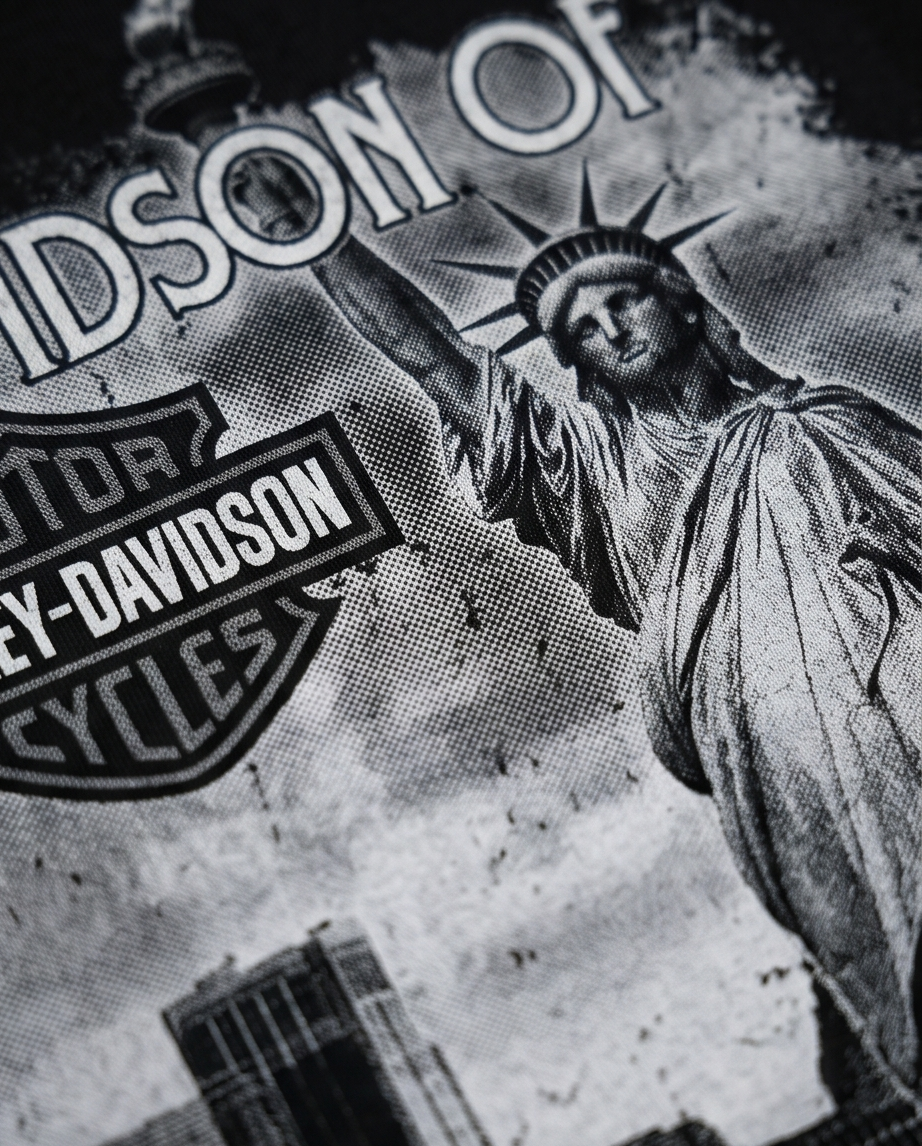 Harley Davidson Of NYC Skyline Freedom  Men's Dealer T-shirt