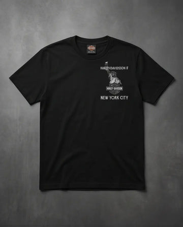 Harley Davidson Of NYC Skyline Freedom Men's Dealer T-shirt