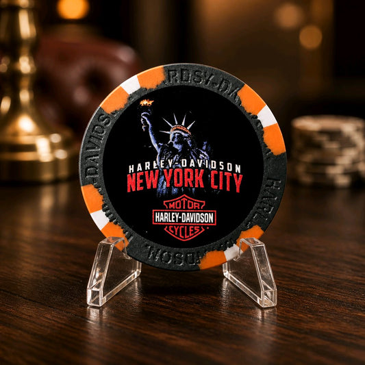 Harley Davidson Of NYC Dealer  Liberty Poker Chip