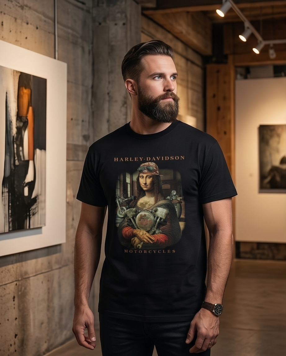 Harley Davidson Of NYC Men's Master Peace  Dealer Tee