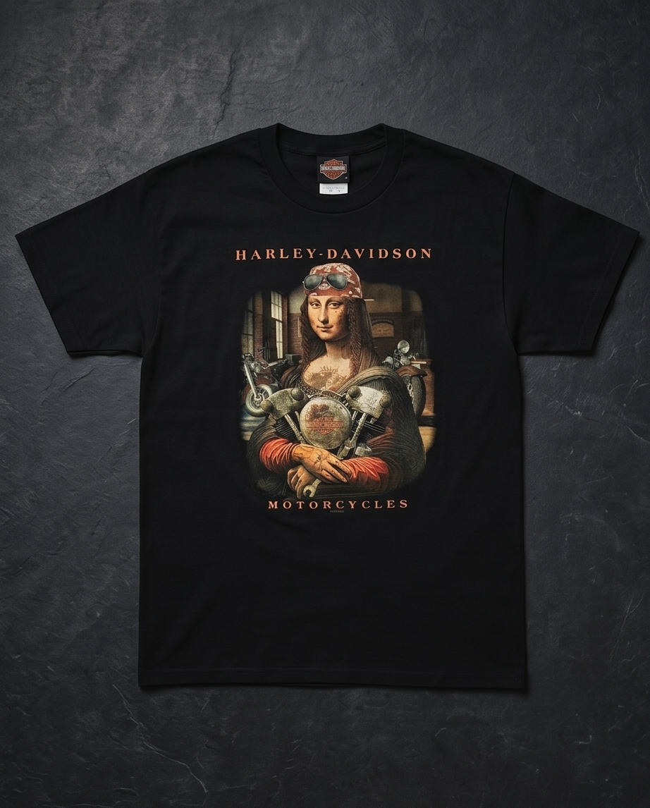 Harley Davidson Of NYC Men's Master Peace  Dealer Tee