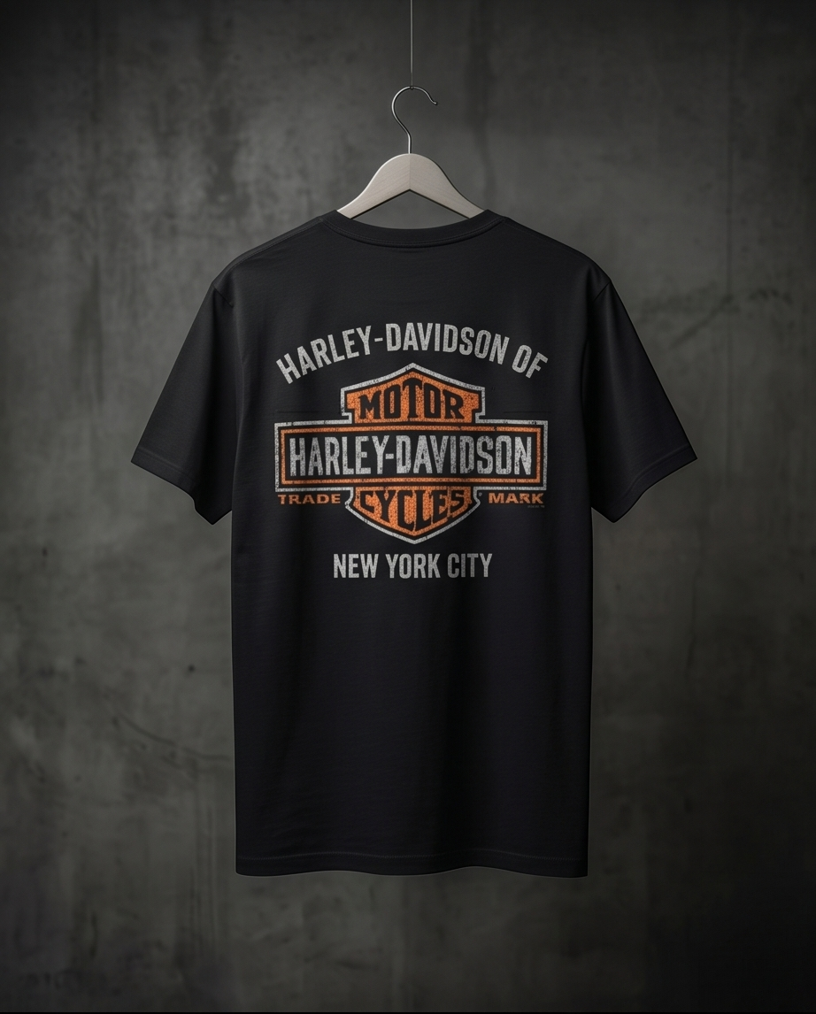 Harley Davidson Of NYC Men's Master Peace  Dealer Tee