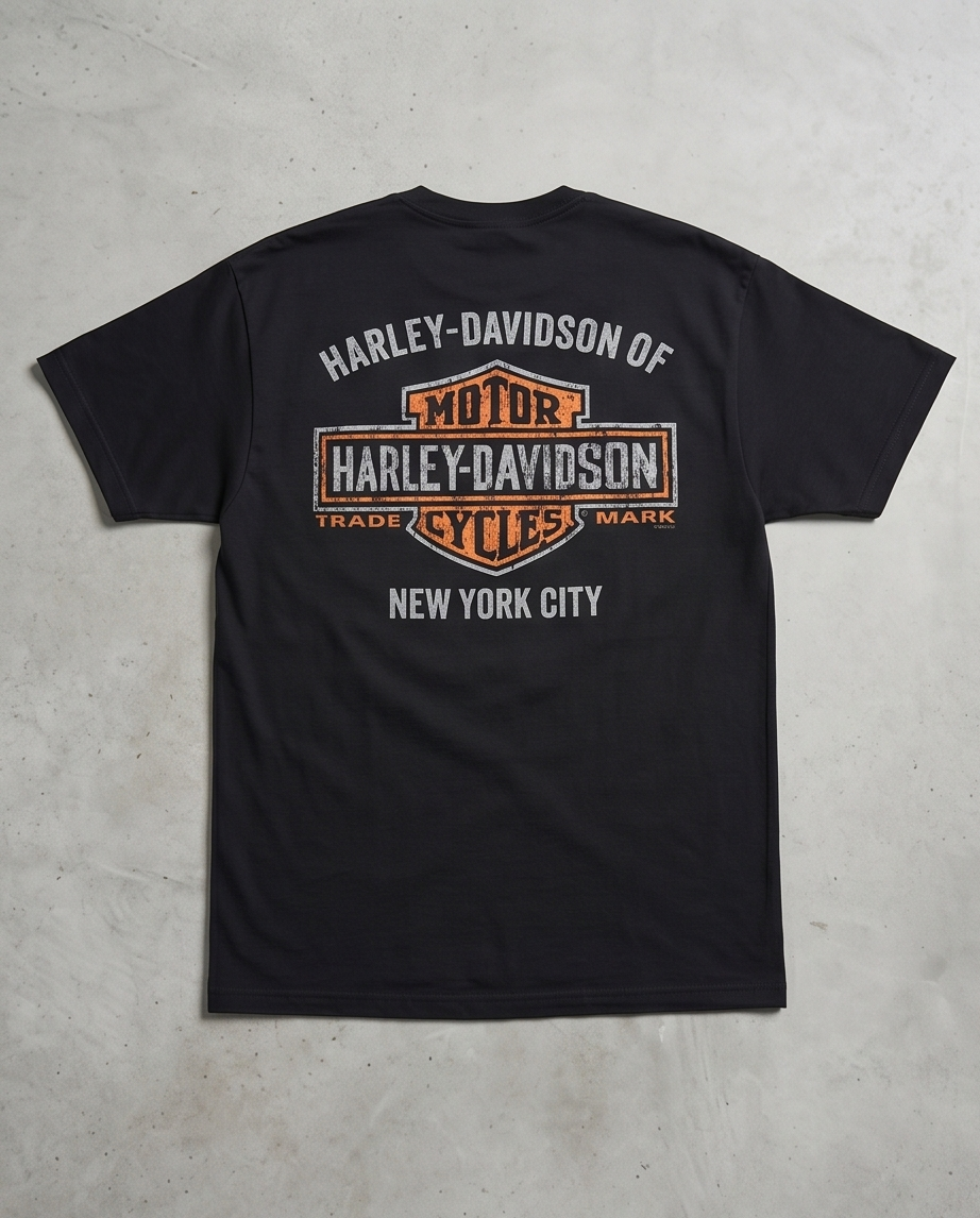 Harley Davidson Of NYC Men's Master Peace  Dealer Tee