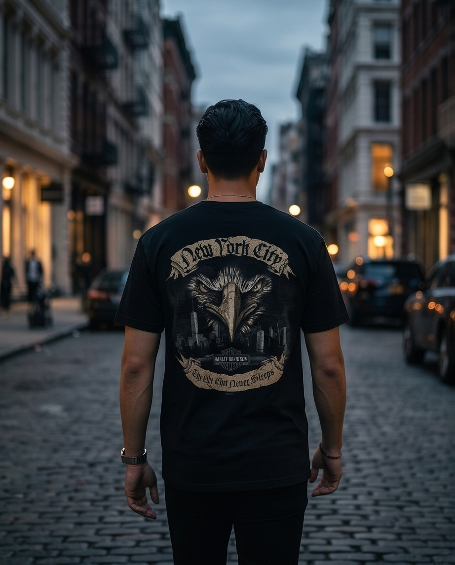 Harley Davidson Of NYC Affliction's Dealer T-shirt