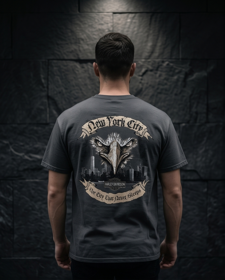 Harley Davidson Of NYC Affliction's Dealer T-shirt