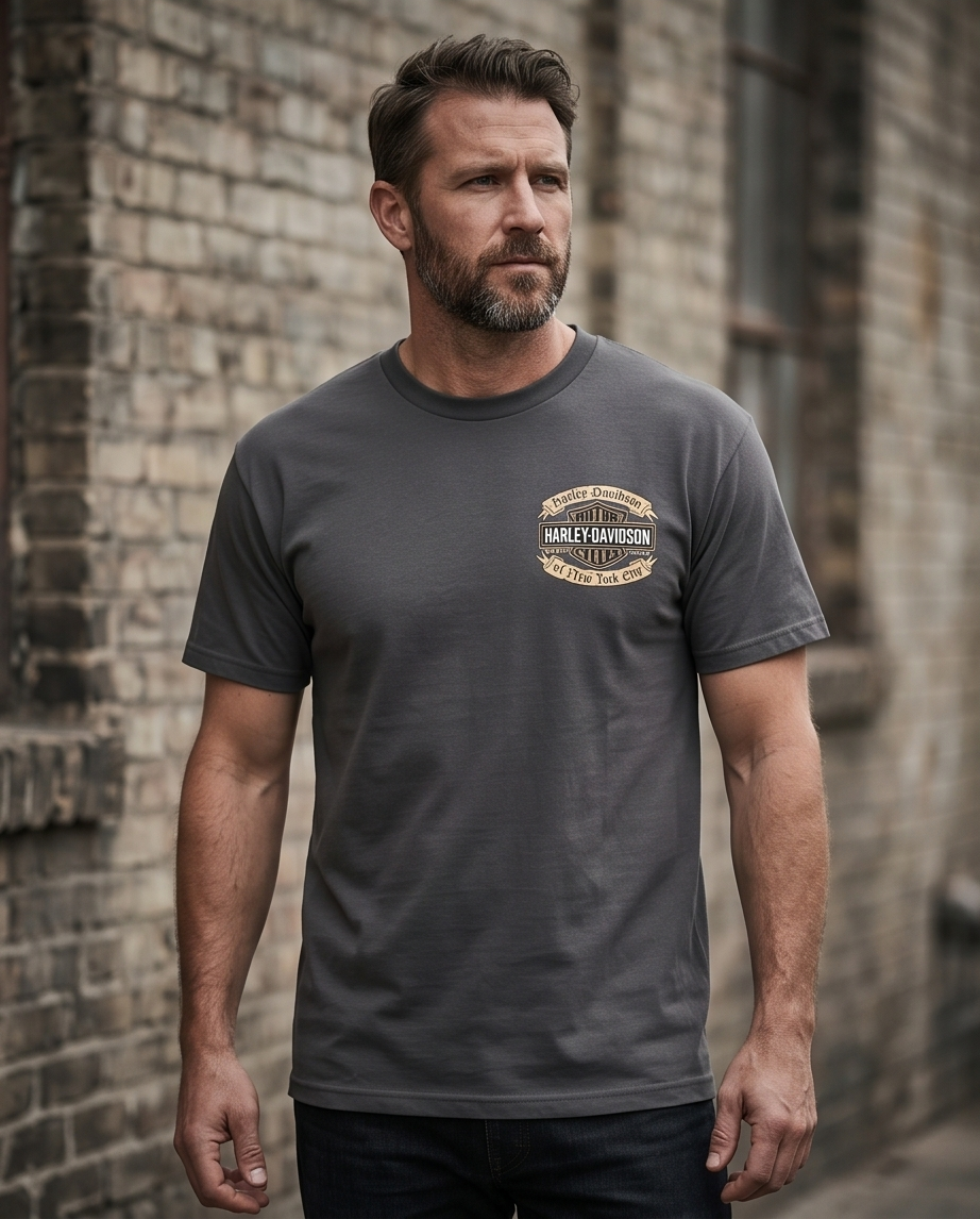 Harley Davidson Of NYC Affliction's Dealer T-shirt