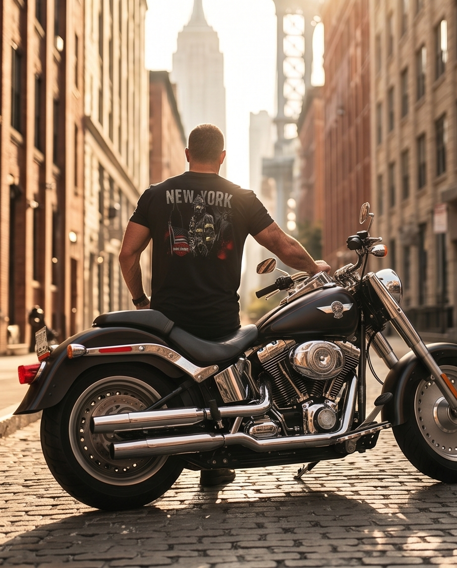Harley Davidson Of NYC Men's Short Sleeve Dealer Brave T-shirt RkStratman