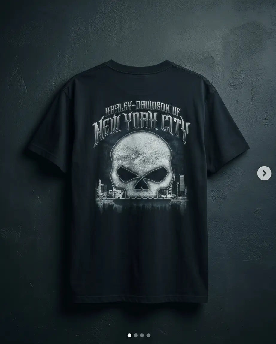 Harley Davidson Of NYC Willie-G Men's Dealer T-shirt RkStratman