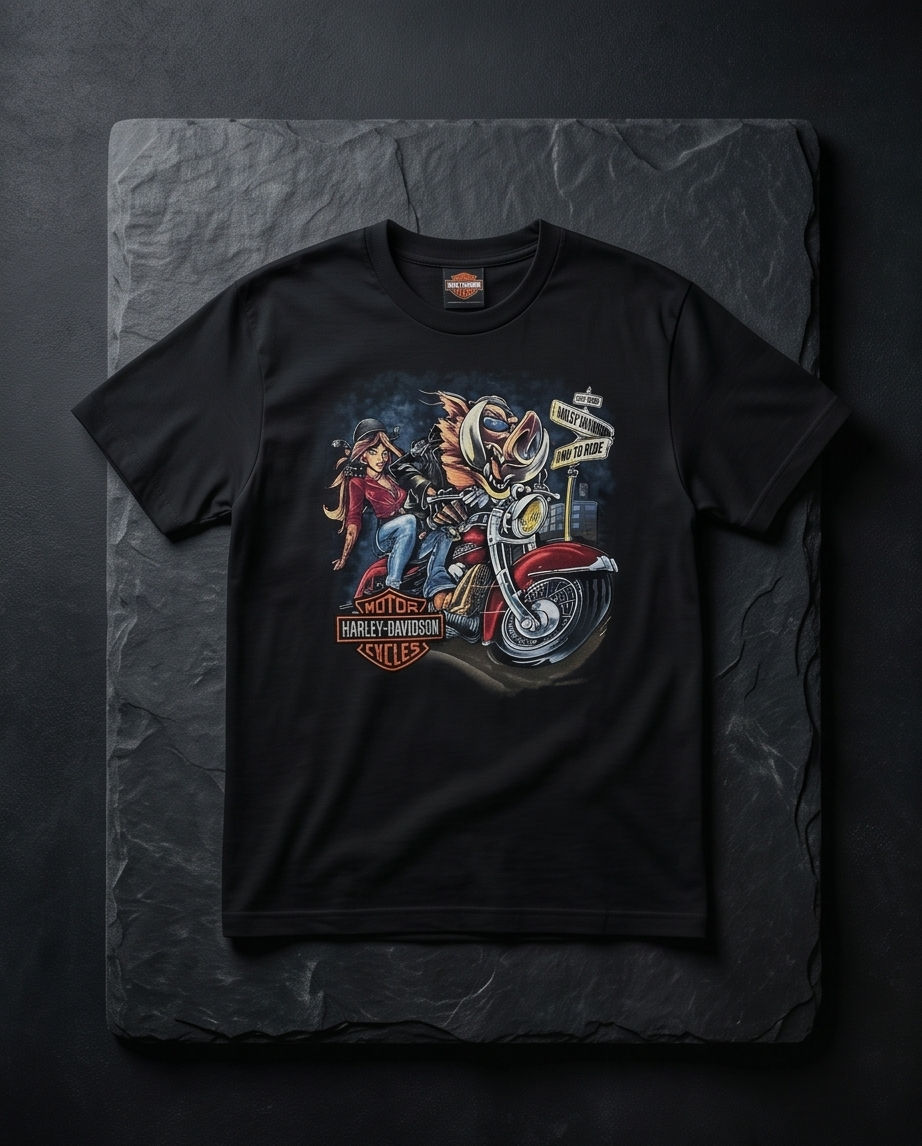 Harley Davidson of NYC Hog Ride Men's Dealer Short Sleeve Tee