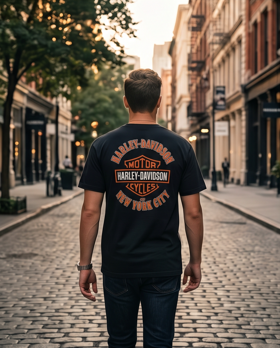 Harley Davidson of NYC Hog Ride Men's Dealer Short Sleeve Tee