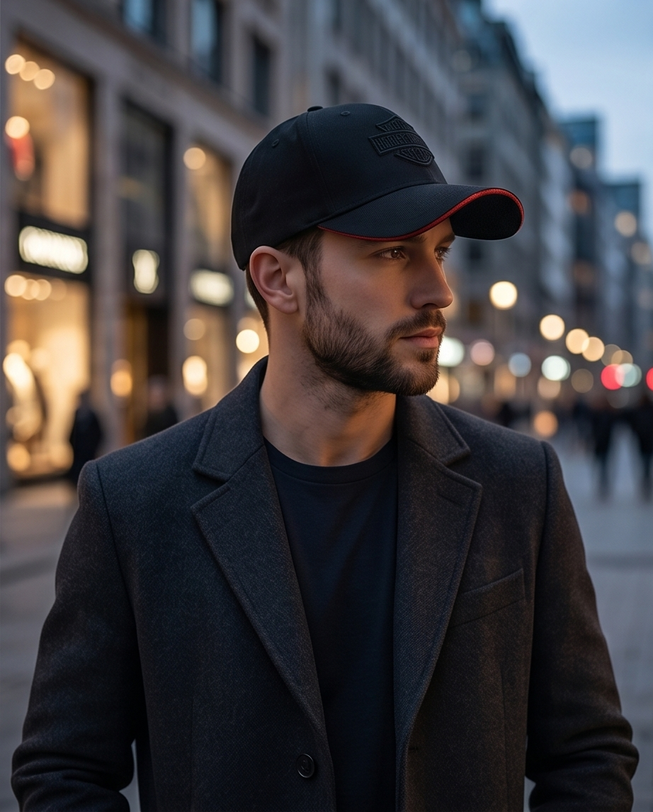 Harley Davidson Of NYC Dealer Bar & Shield Baseball Cap Black Bravado