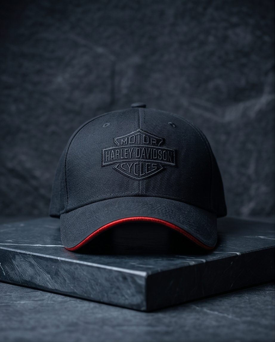 Harley Davidson Of NYC Dealer Bar & Shield Baseball Cap Black Bravado