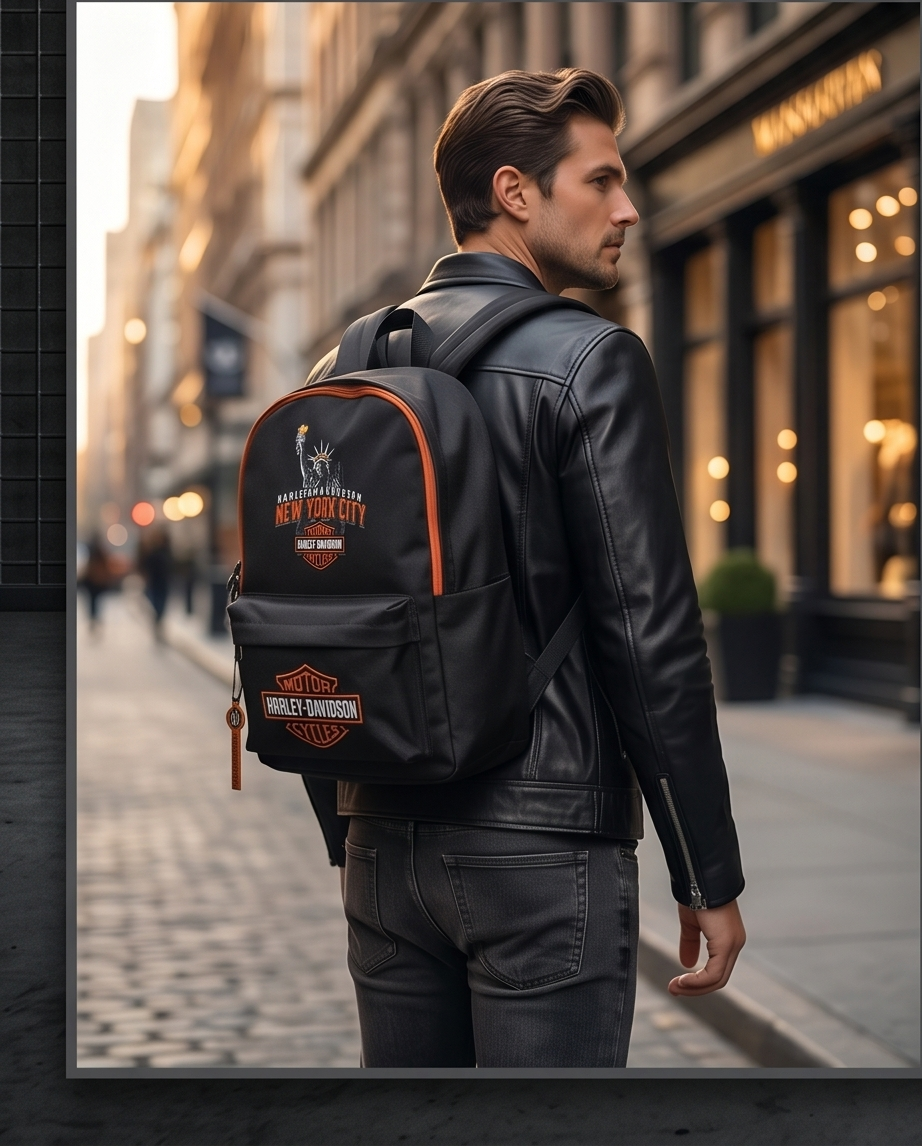 Harley Davidson of NYC Dealer Skyline Liberty BackPack