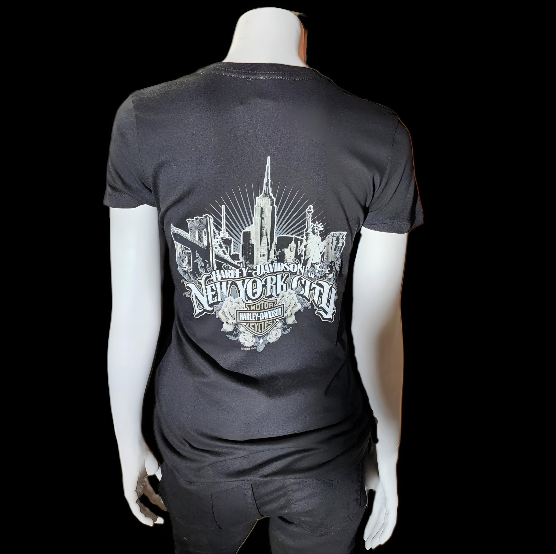 Harley Davidson Of Nyc Sharp Scoop Women's tee - Harley Davidson Of Nyc