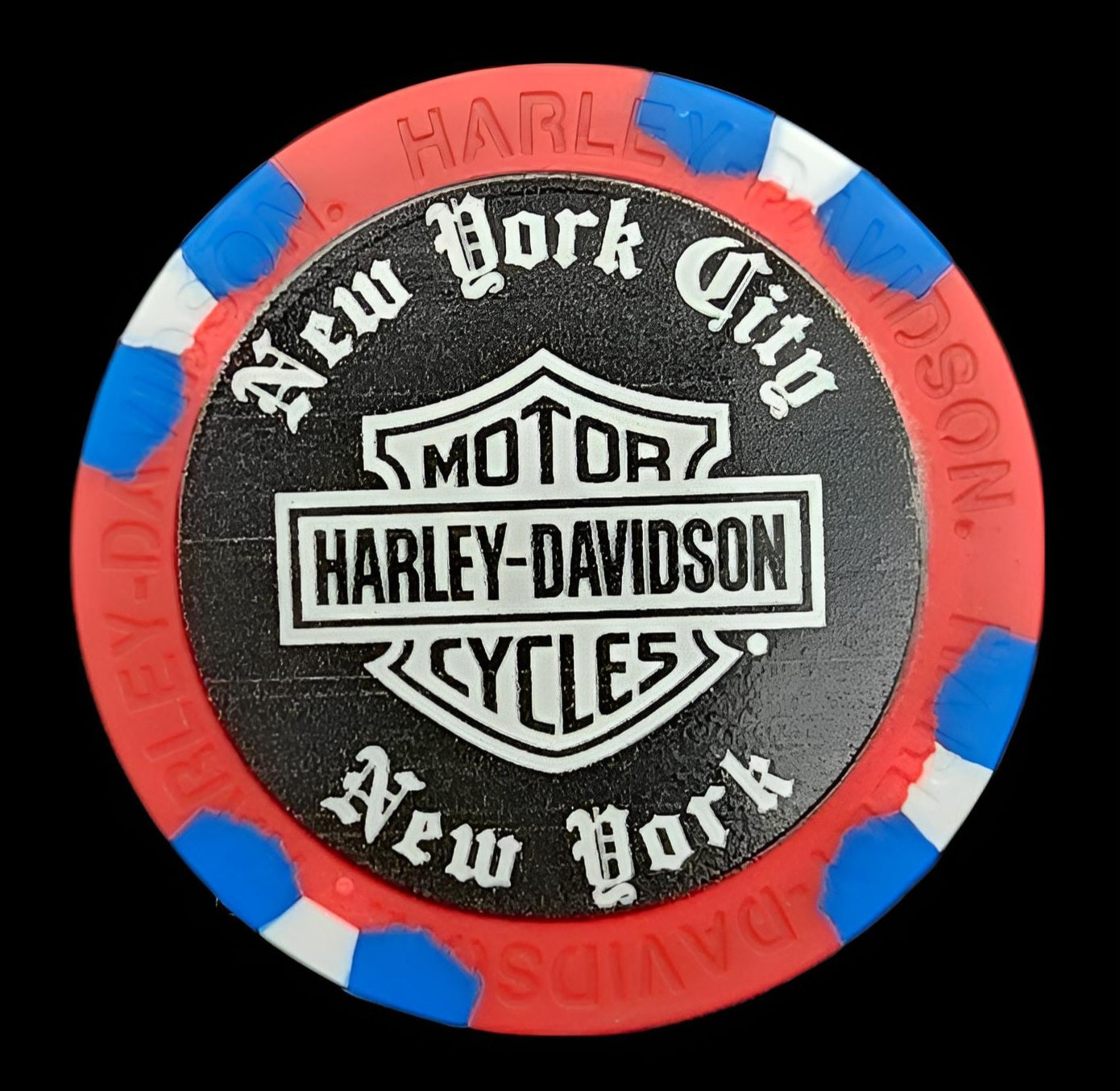 Harley Davidson Of NYC Dealer Brooklyn Bridge Poker Chip