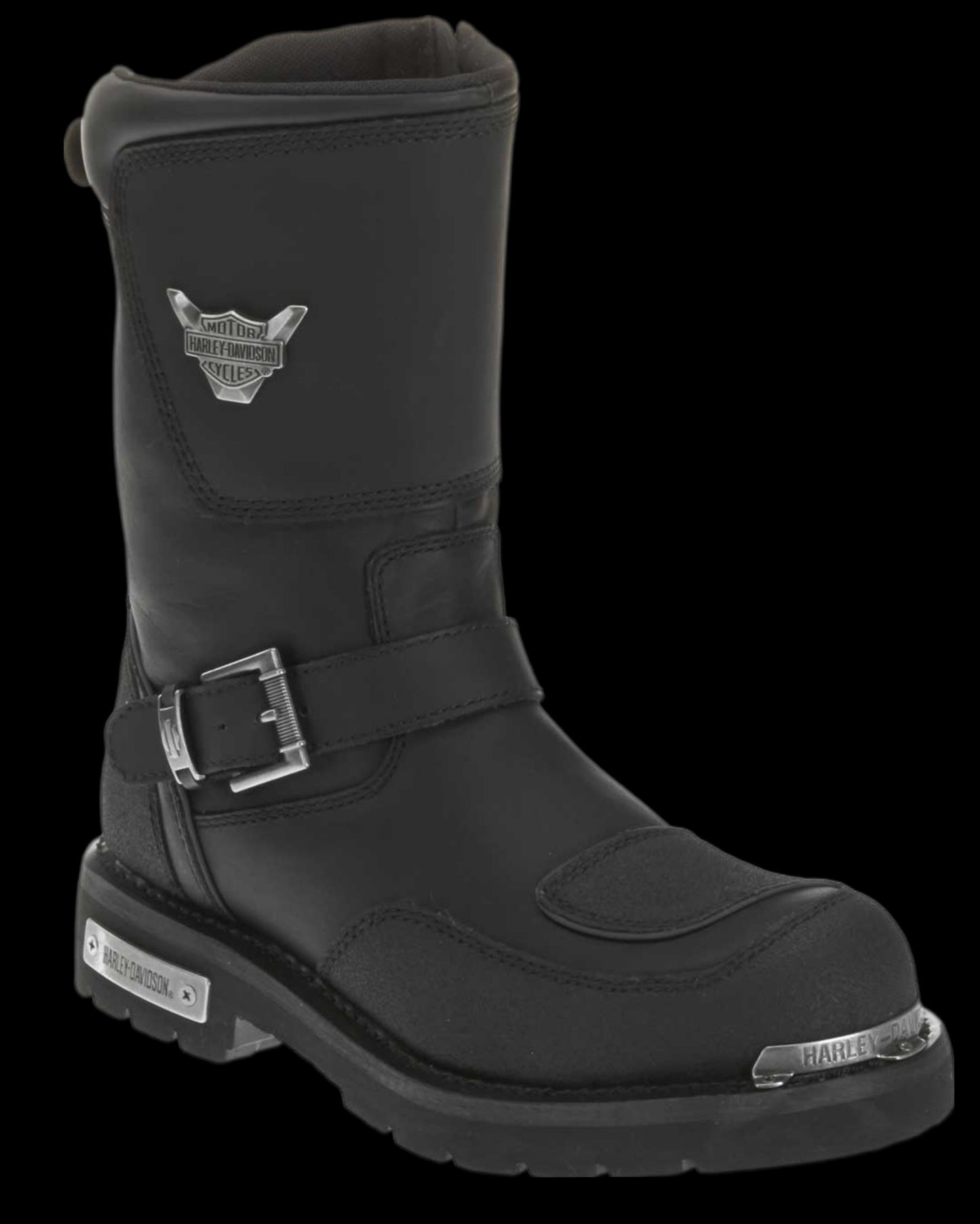 Harley-Davidson® Men's Shift Engineer Zip Black 9-Inch Motorcycle Boots, D95115