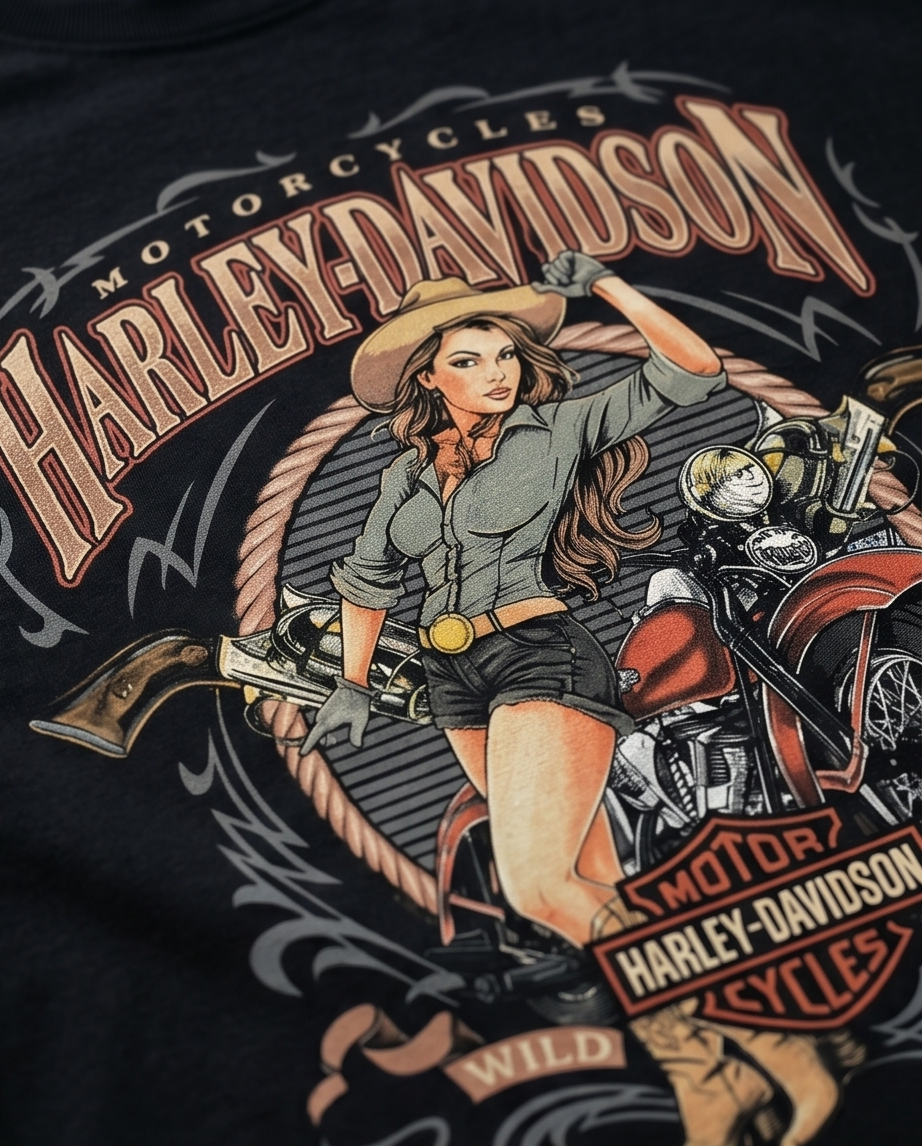 Harley-Davidson of NYC Pin-Up Wild Men's T-shirt