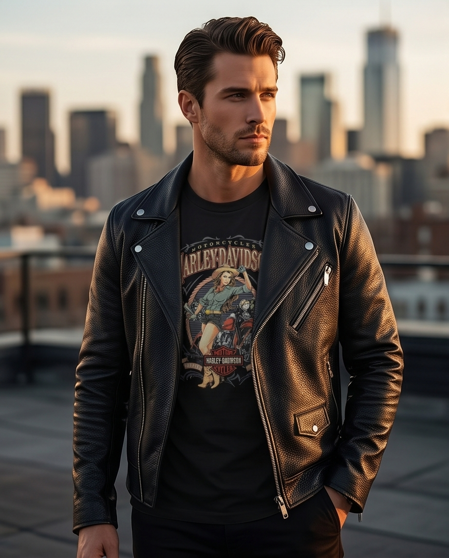 Harley-Davidson of NYC Pin-Up Wild Men's T-shirt