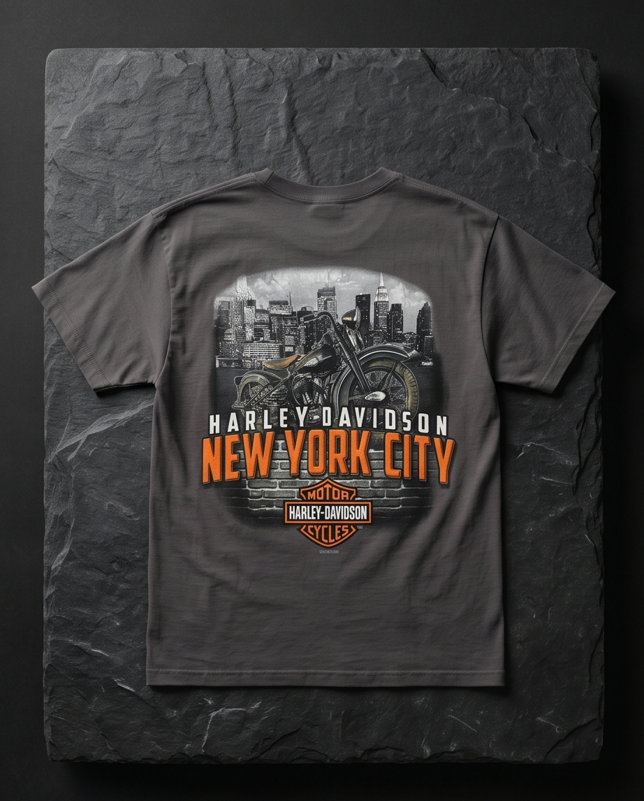 Harley Davidson Of NYC Men's Short Sleeve Dealer Liberty T-shirt