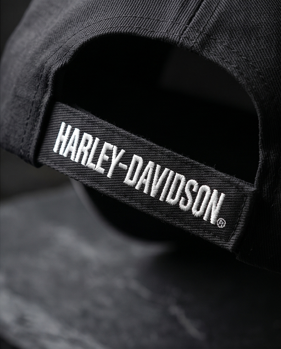 Harley Davidson Of NYC Dealer Bar & Shield Baseball Cap Black