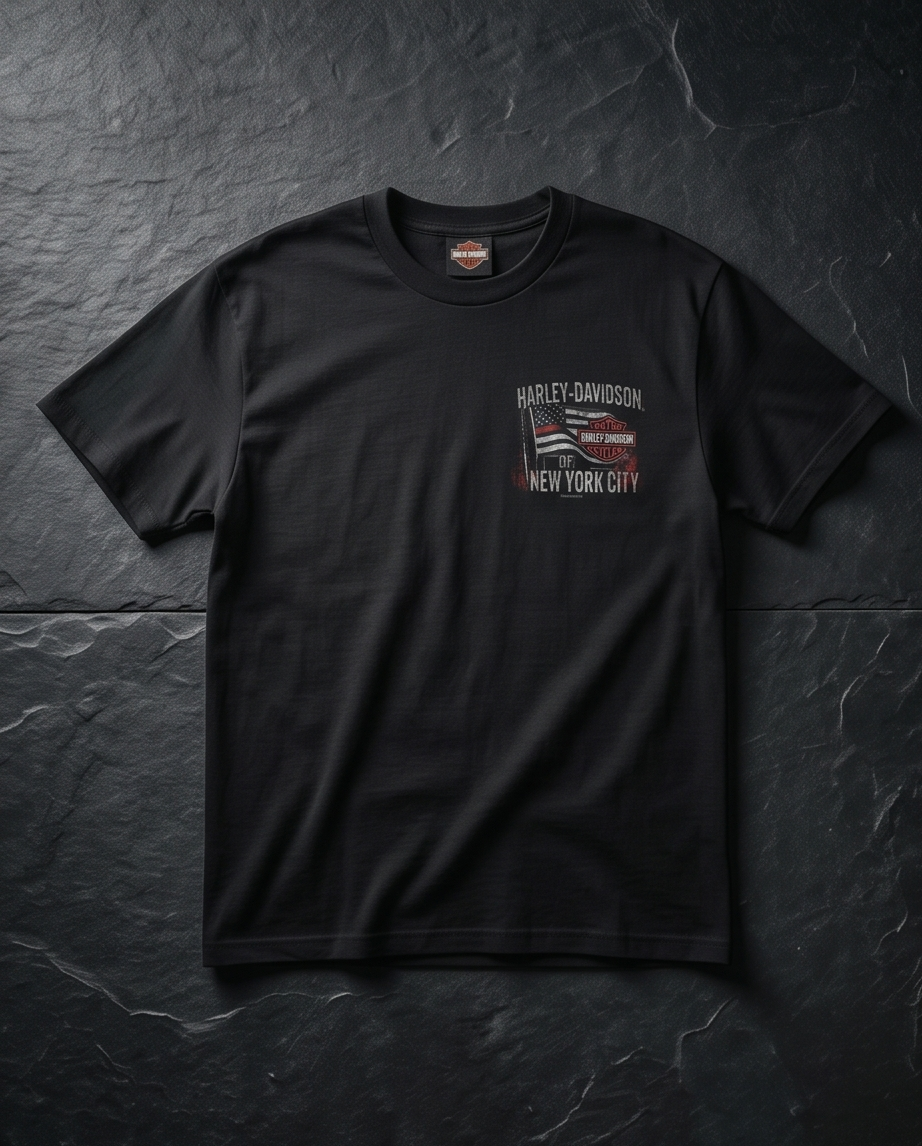 Harley Davidson Of NYC Men's Short Sleeve Dealer Brave T-shirt RkStratman