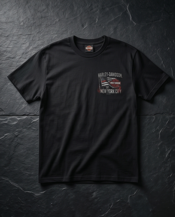 Harley Davidson Of NYC Men's Short Sleeve Dealer Brave T-shirt