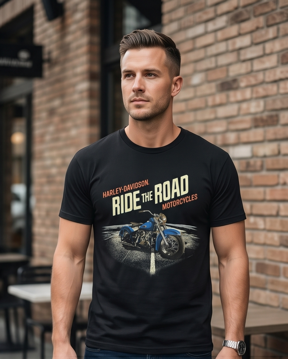 Harley Davidson of NYC Dealer Vintage Men's T-Shirt