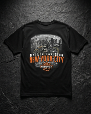 Harley Davidson Of NYC Men's Short Sleeve Dealer Liberty T-shirt