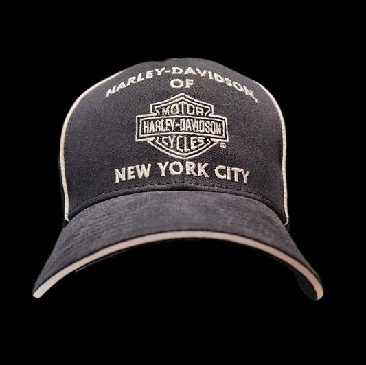 Harley Davidson Of NYC Dealer Bar & Shield Baseball Cap Black - Harley Davidson Of Nyc