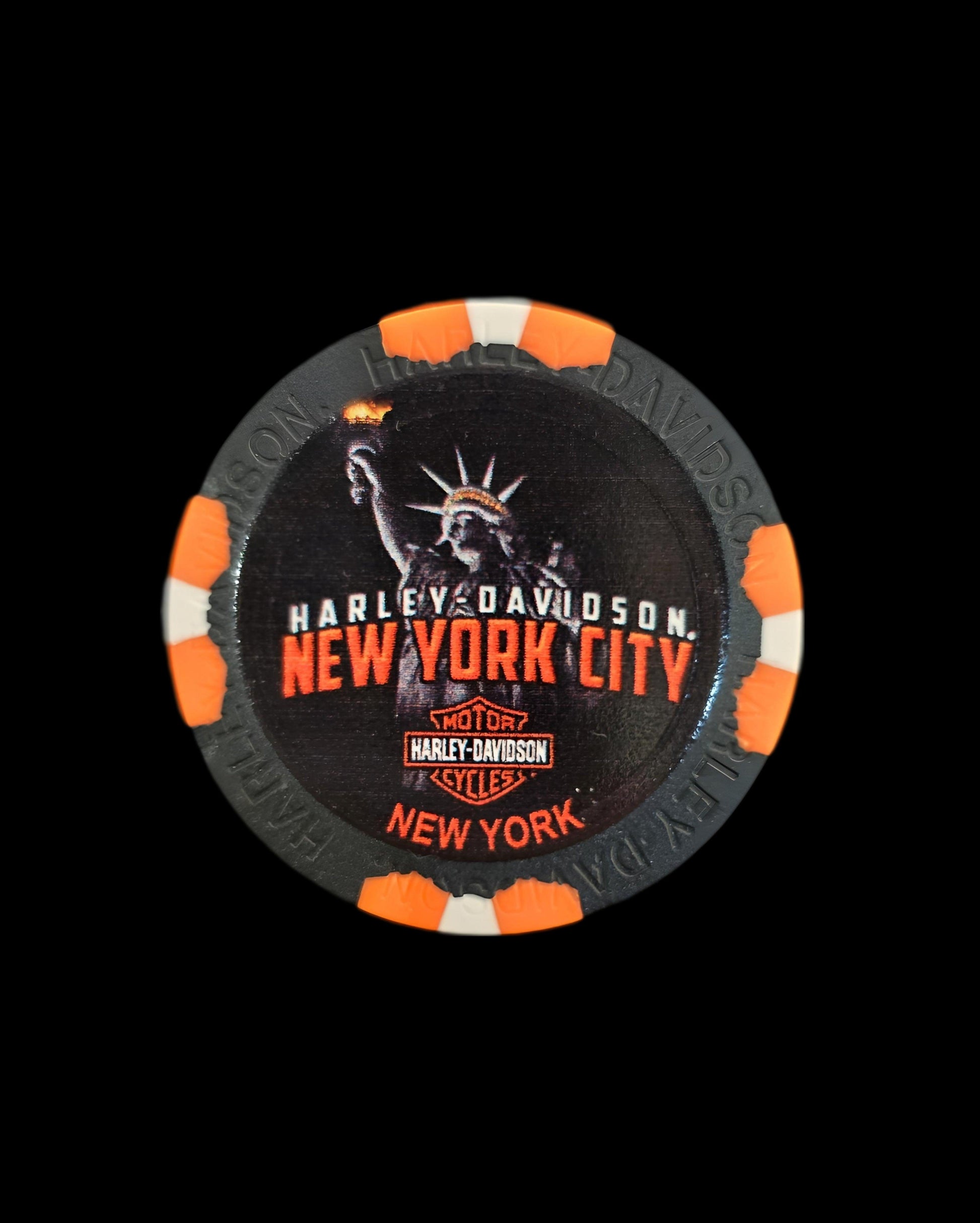 Harley Davidson Of NYC Dealer Liberty Poker Chip - Harley Davidson Of Nyc