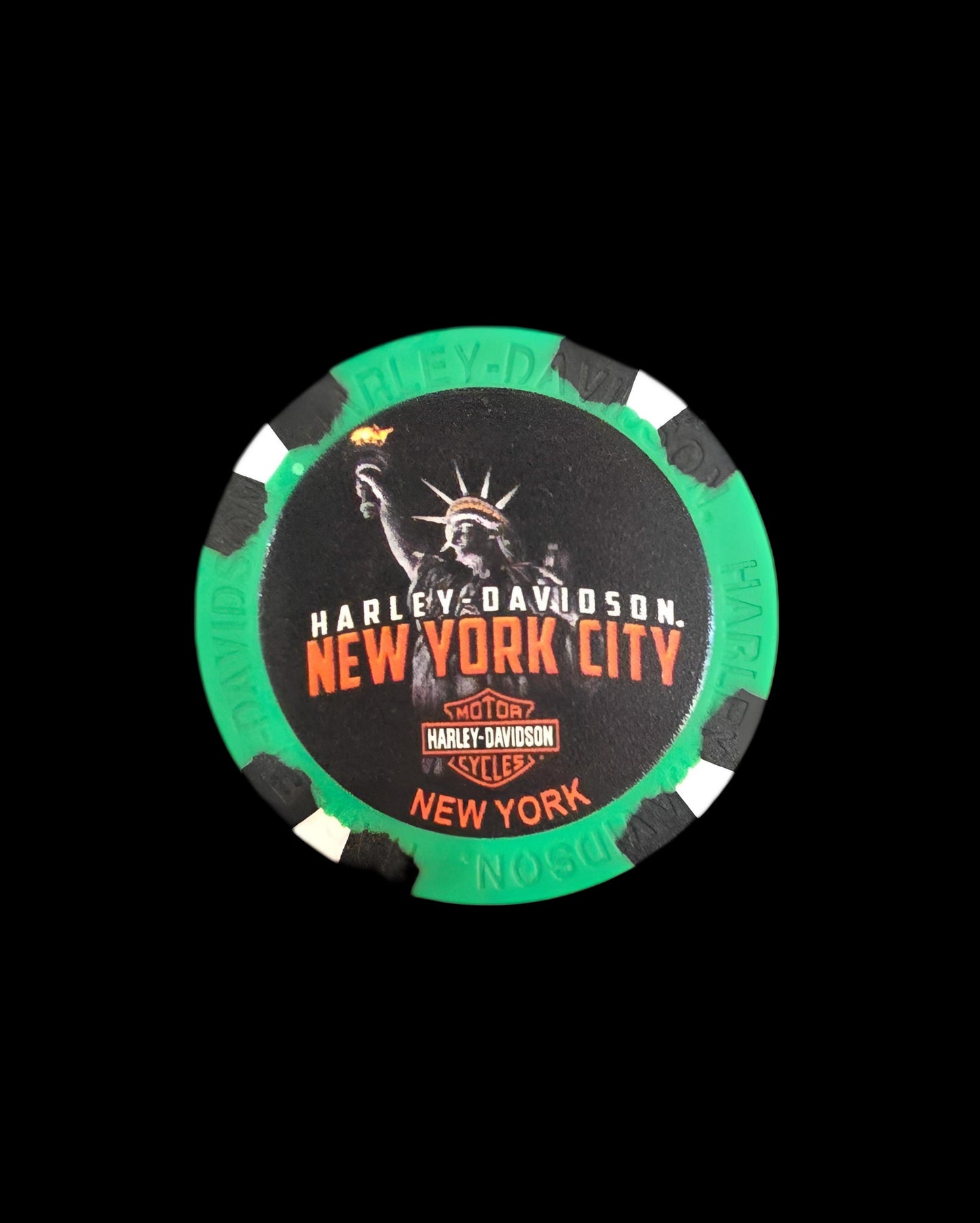 Harley Davidson Of NYC Dealer Liberty Poker Chip - Harley Davidson Of Nyc