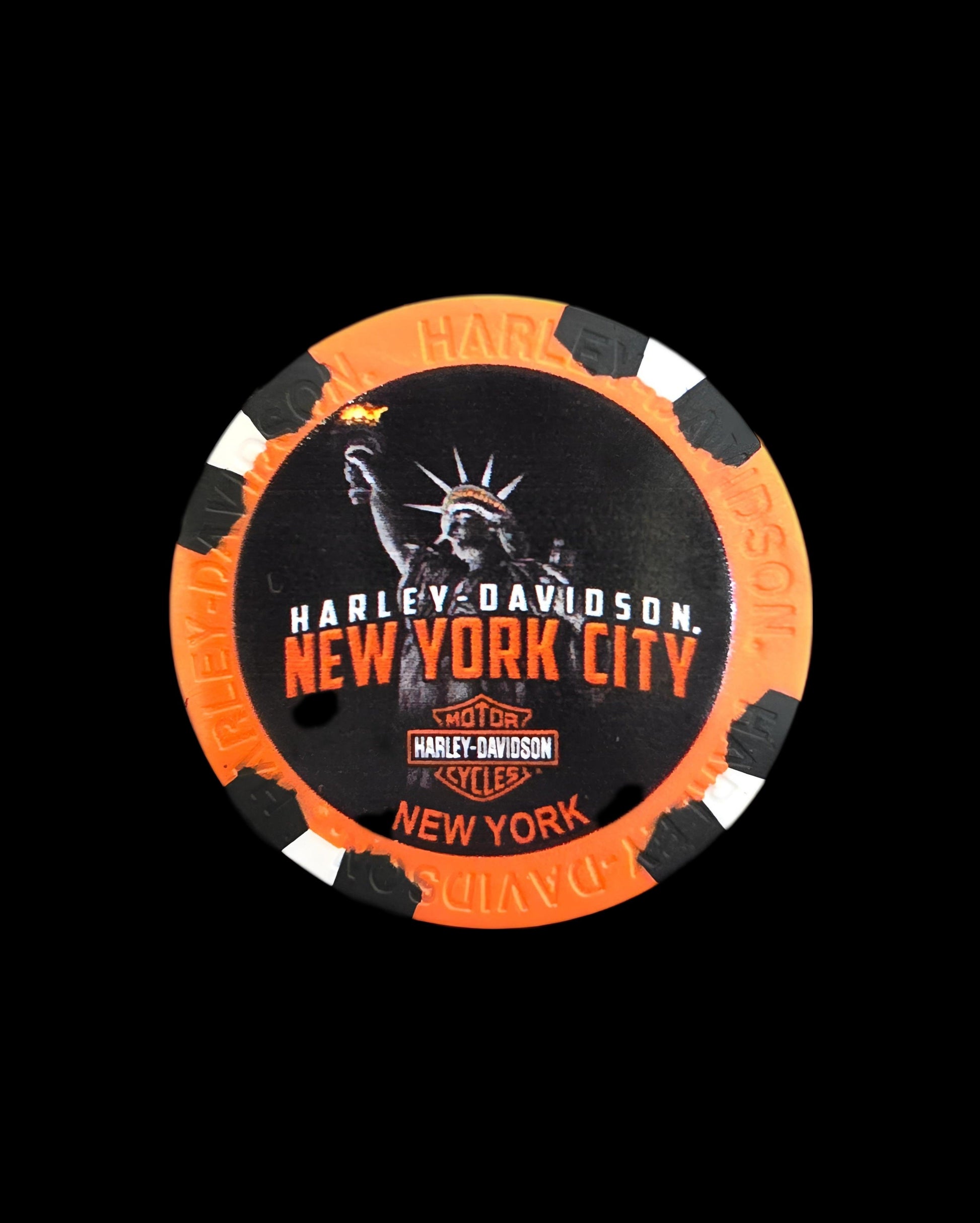 Harley Davidson Of NYC Dealer Liberty Poker Chip - Harley Davidson Of Nyc