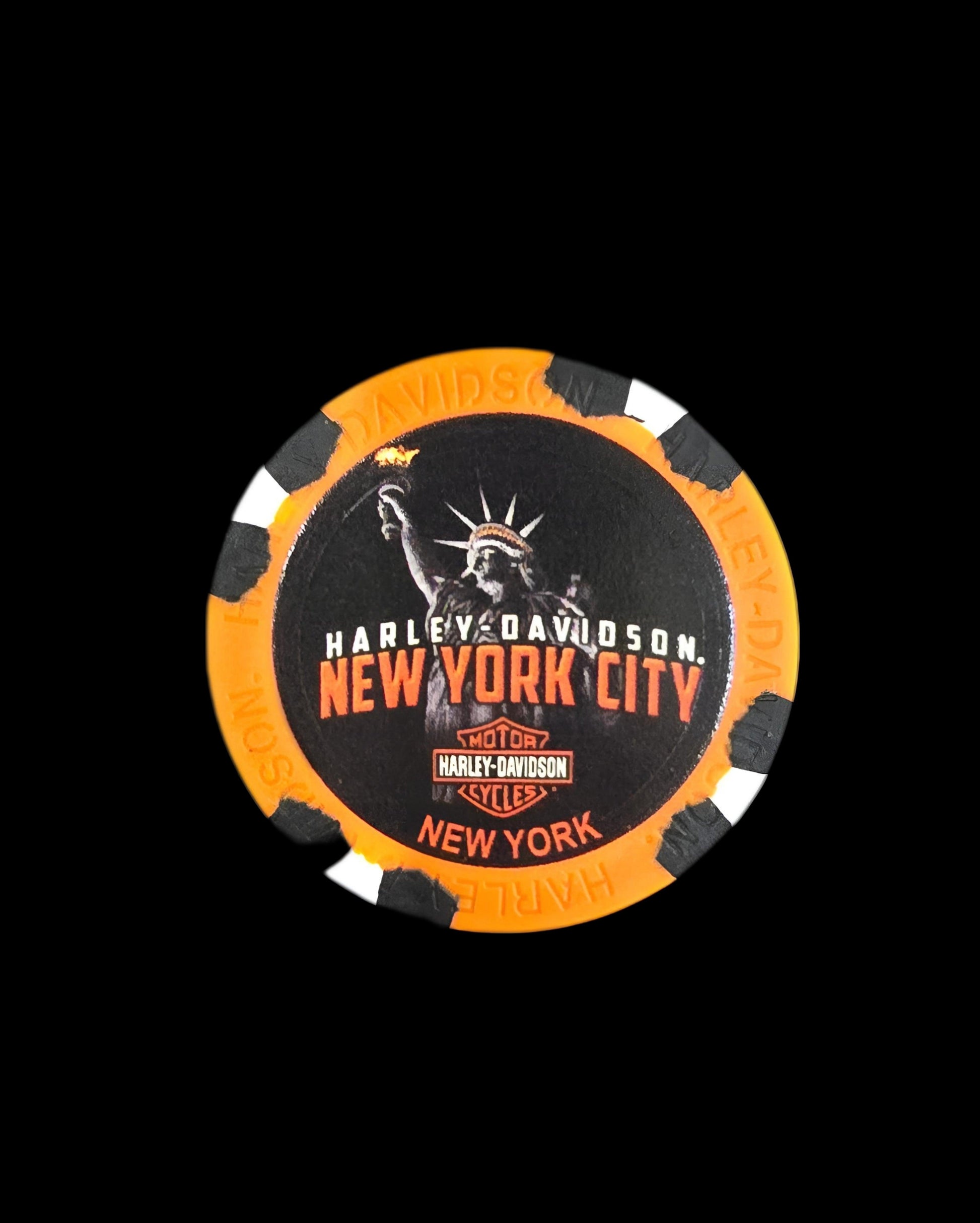 Harley Davidson Of NYC Dealer Liberty Poker Chip - Harley Davidson Of Nyc