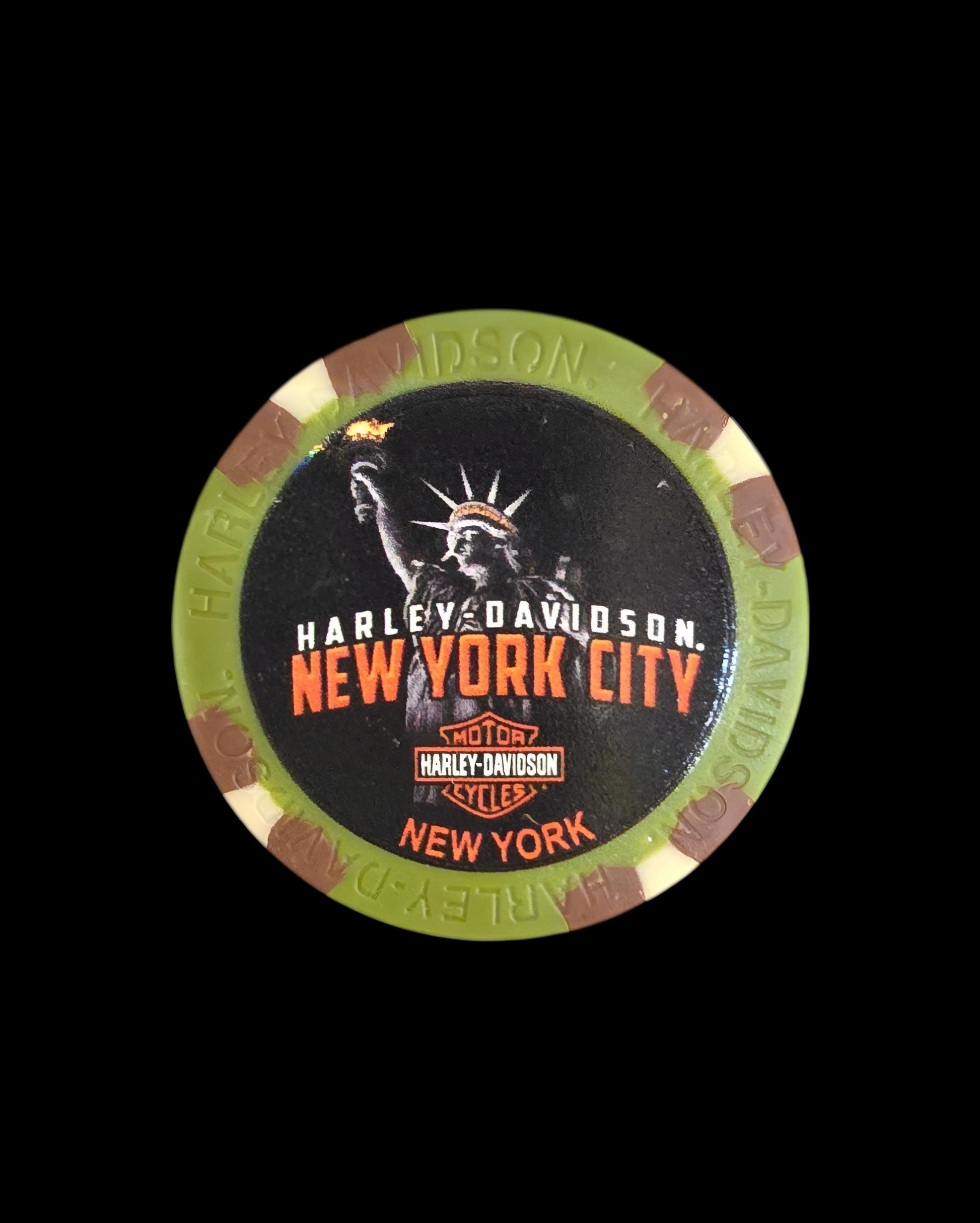 Harley Davidson Of NYC Dealer Liberty Poker Chip - Harley Davidson Of Nyc