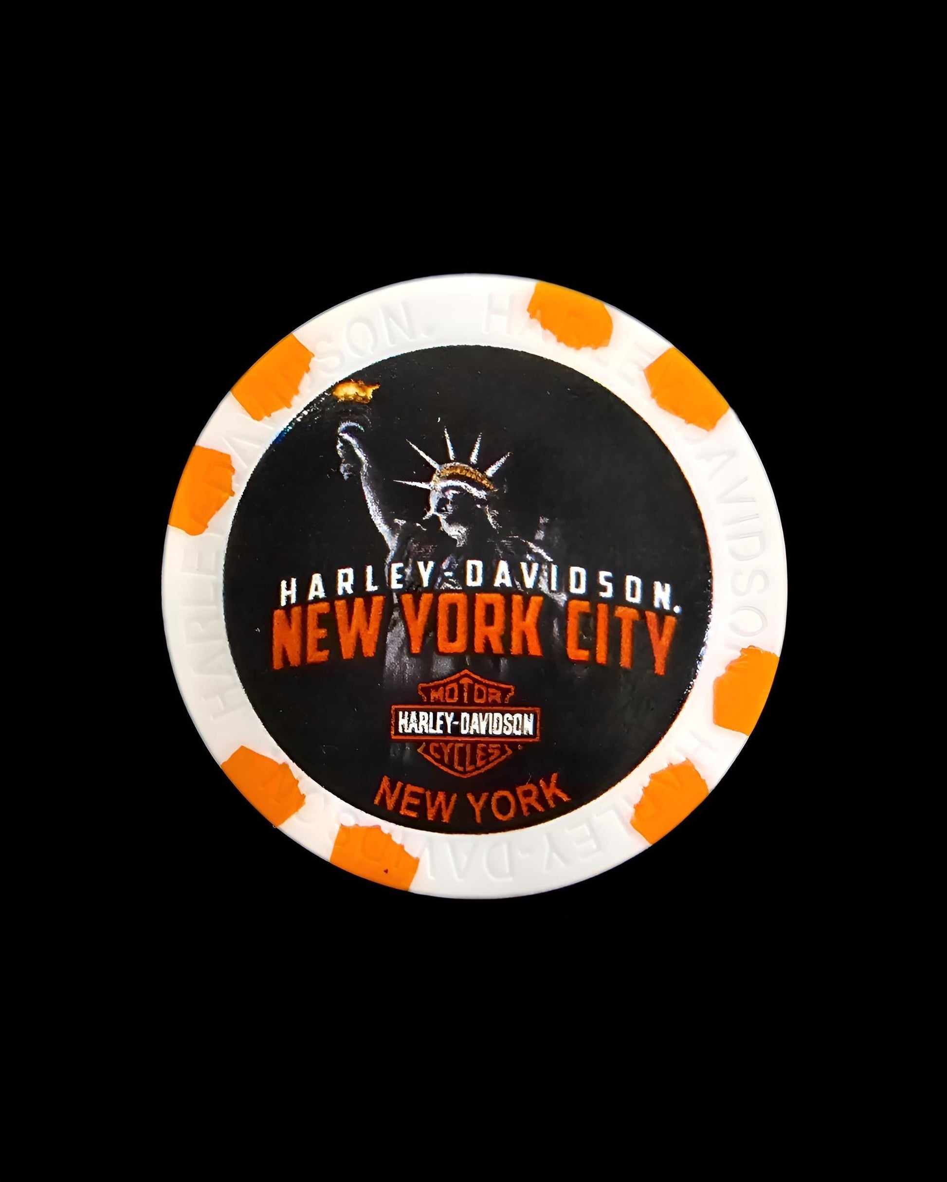 Harley Davidson Of NYC Dealer Liberty Poker Chip - Harley Davidson Of Nyc