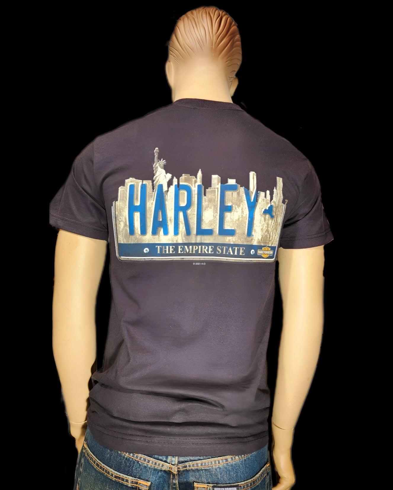 Harley Davidson Of NYC Men's City Tags Dealer T-shirt