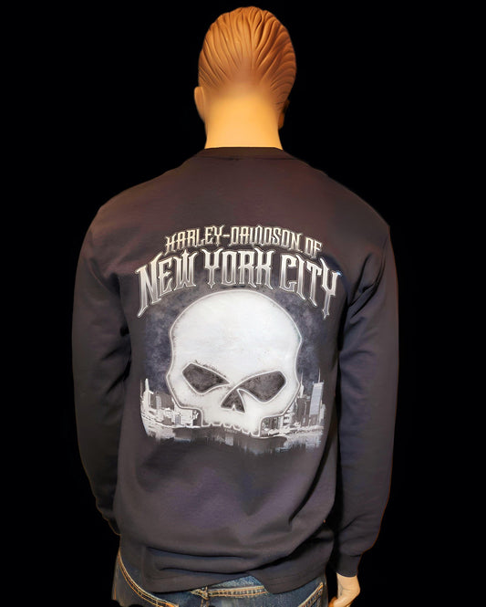 Harley Davidson Of NYC Men's Long Sleeve Dealer Willie-G T-shirt - Harley Davidson Of Nyc