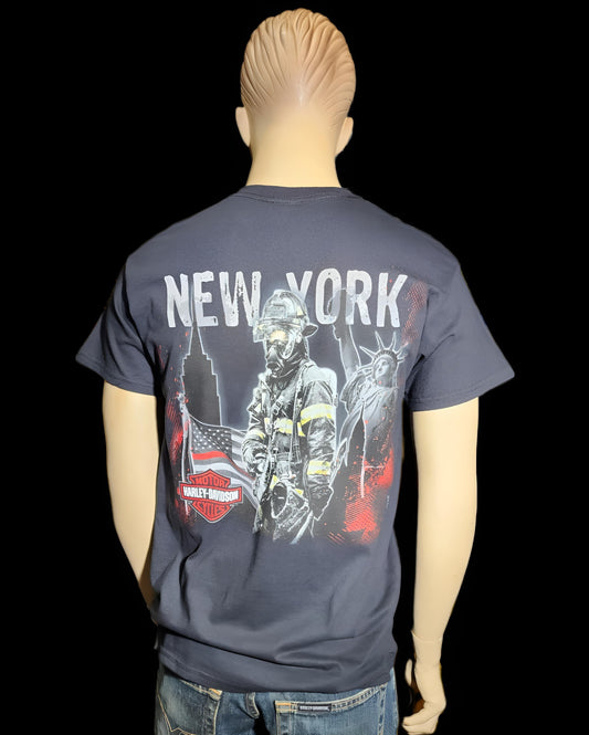 Harley Davidson Of NYC Men's Short Sleeve Dealer Brave T-shirt - Harley Davidson Of Nyc