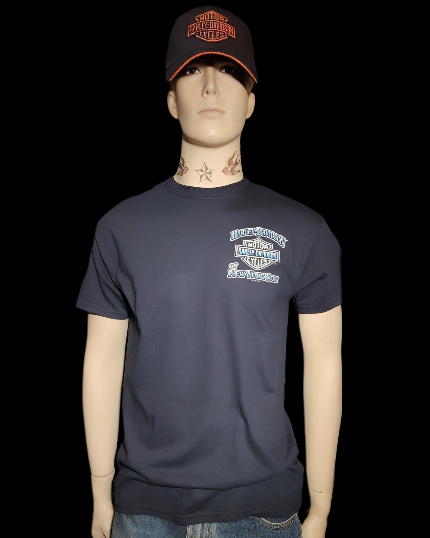 Harley Davidson Of NYC Men's Short Sleeve Dealer Brooklyn Bridge T-shirt - Harley Davidson Of Nyc