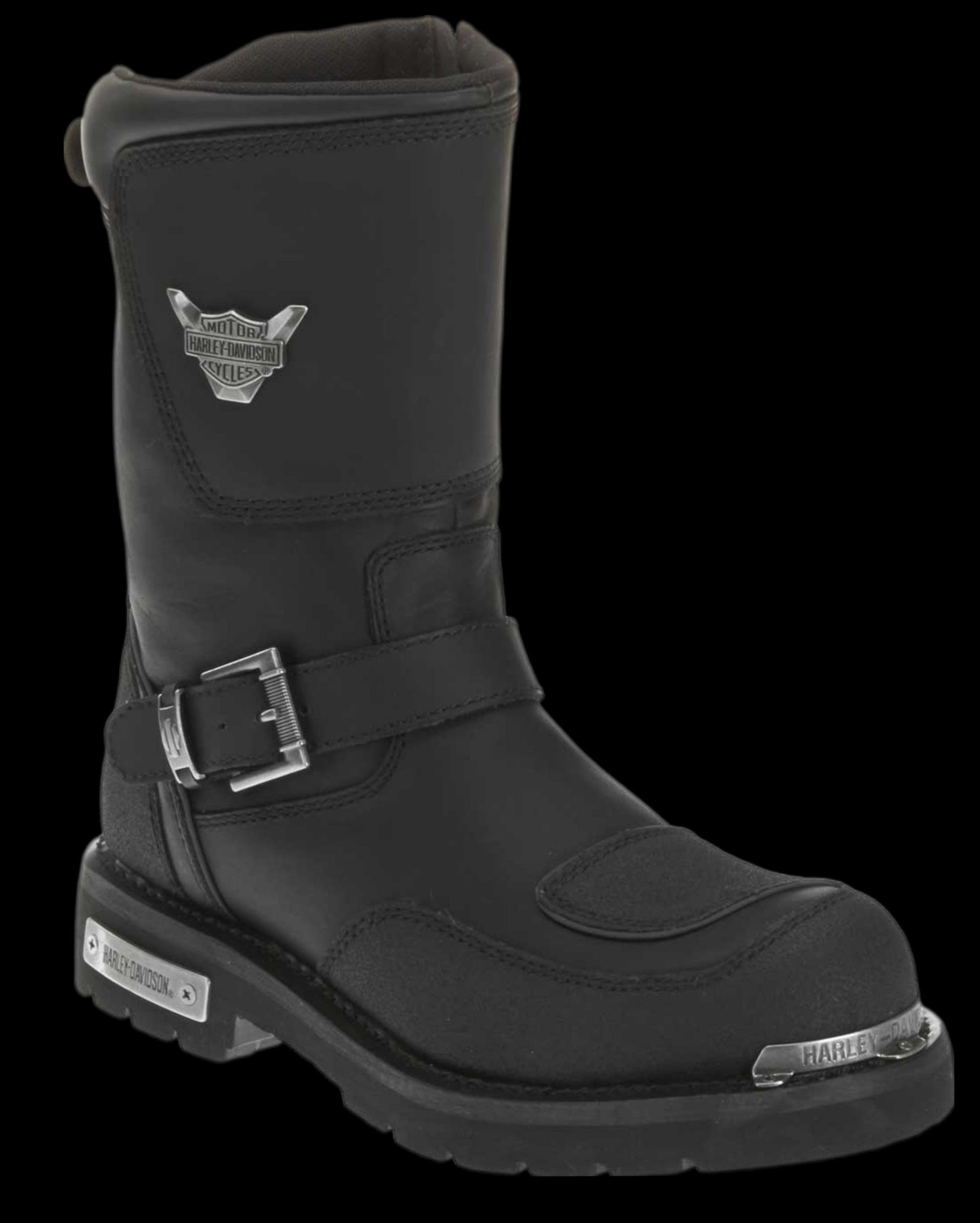 Harley-Davidson® Men's Shift Engineer Zip Black 9-Inch Motorcycle Boots, D95115 - Harley Davidson Of Nyc