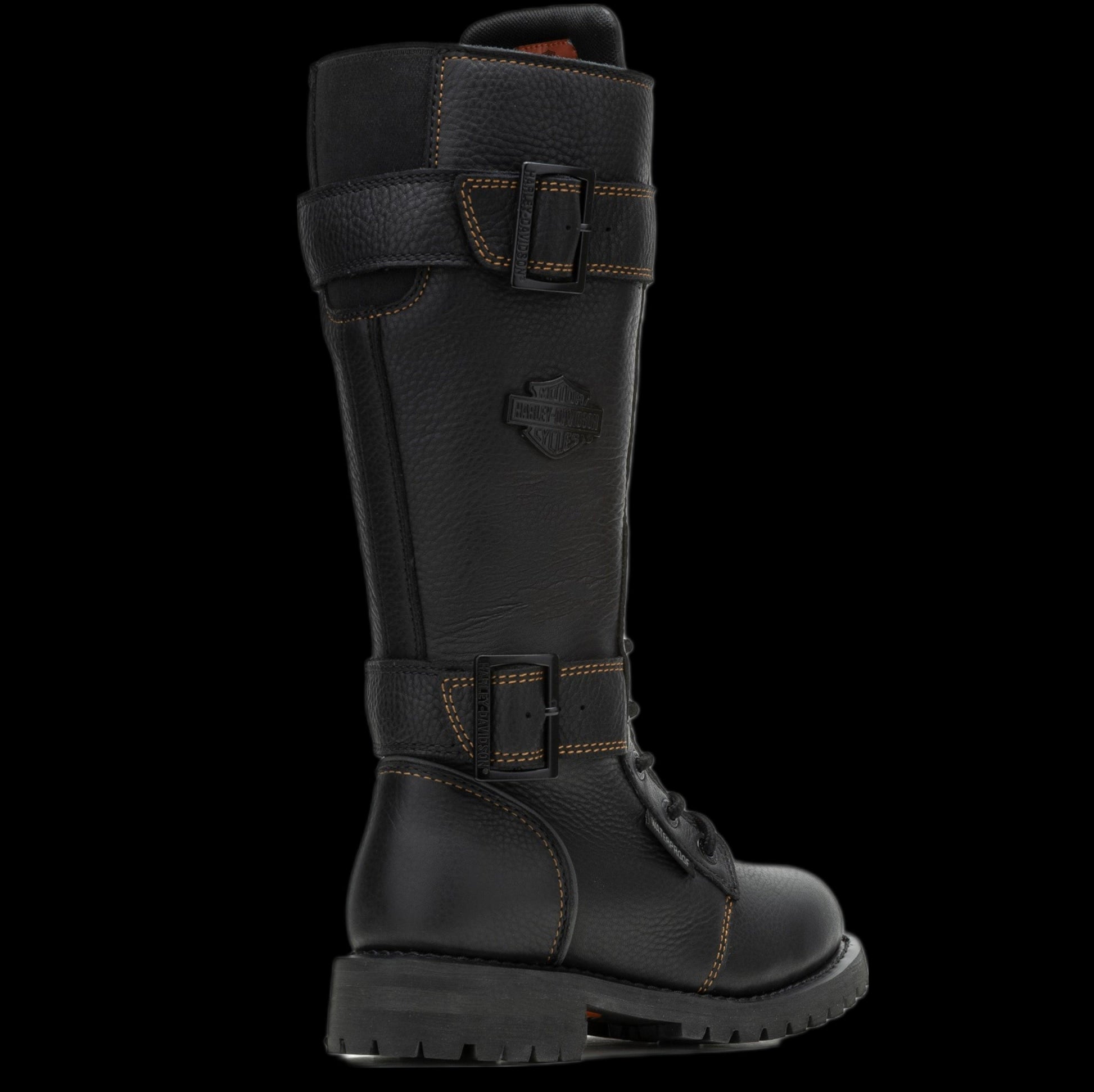 Harley-Davidson® Women's Belhaven 14" Black Waterproof Motorcycle Boots D87299 - Harley Davidson Of Nyc