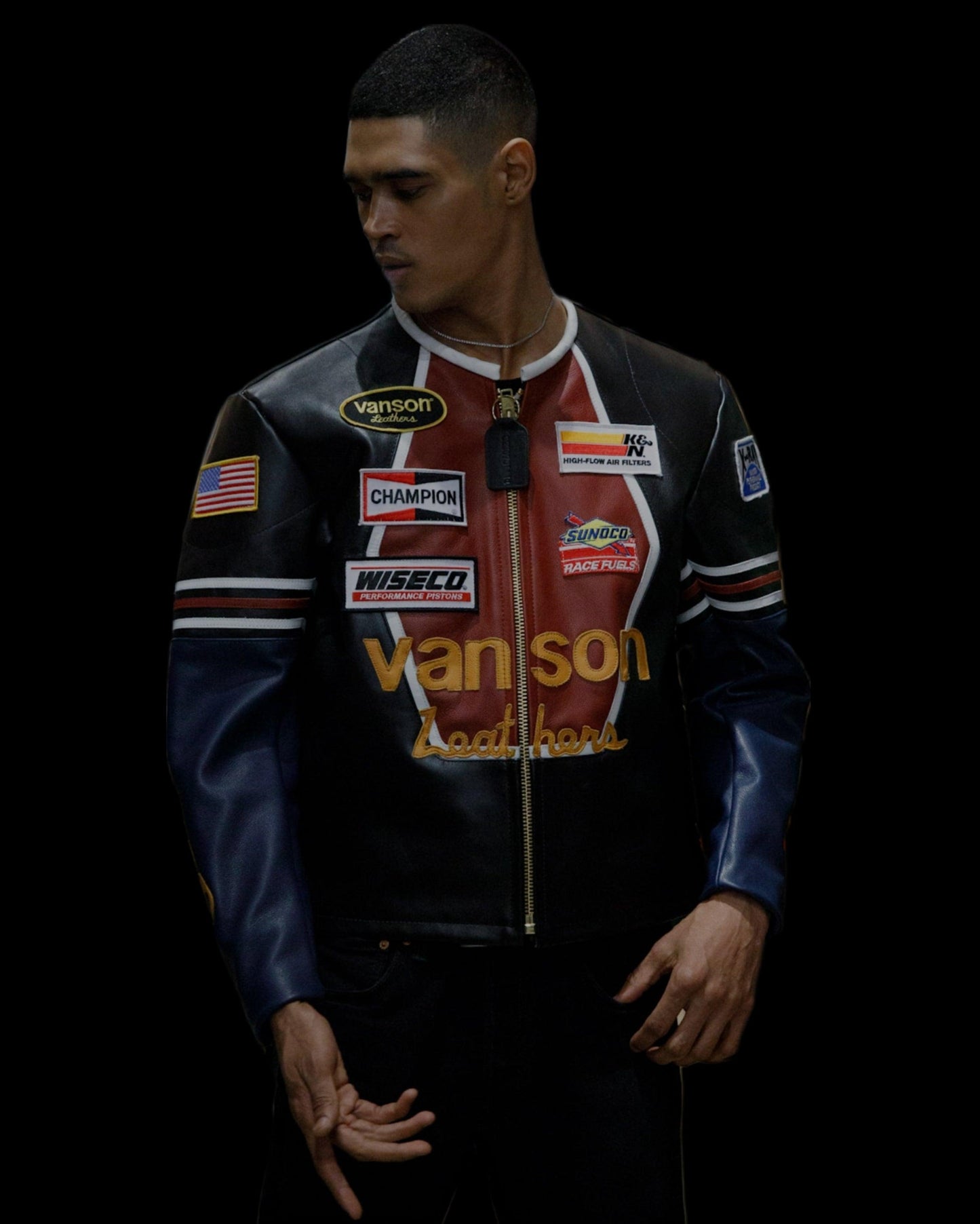 Men's Vanson Star Leather Jacket. - Harley Davidson Of Nyc