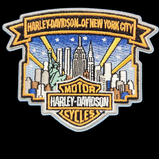 Nyc Harley Davidson Skyline Patch. - Harley Davidson Of Nyc